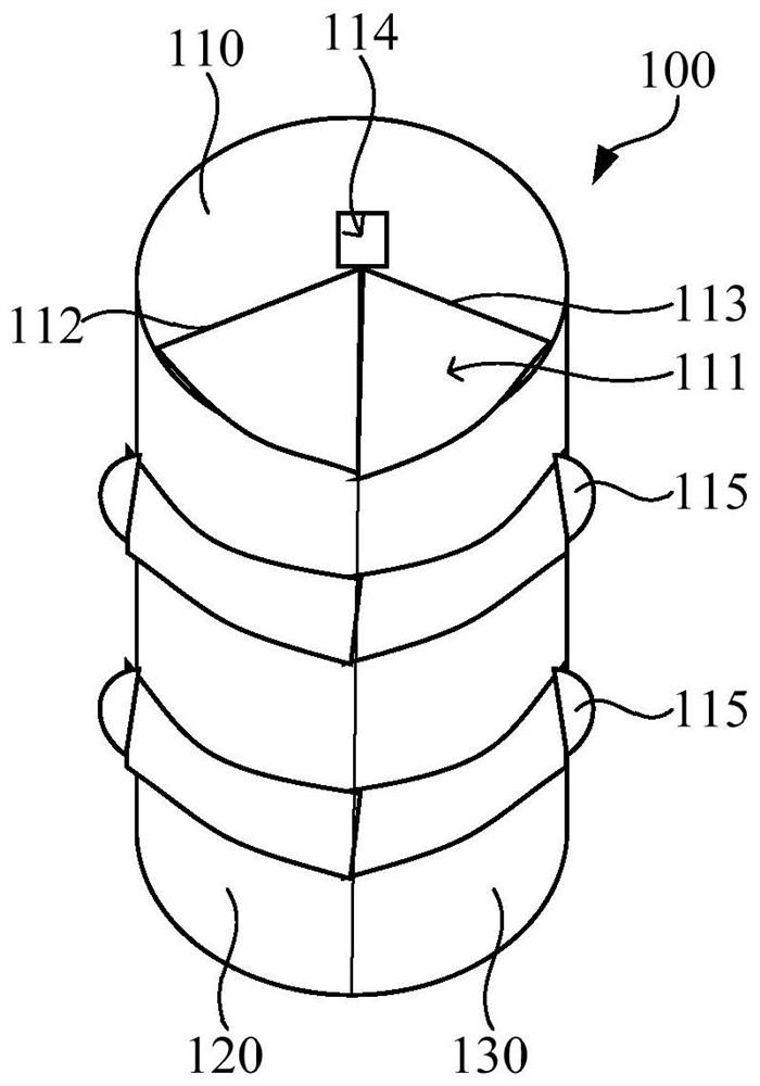 Edge sealing structure, storage bag and storage equipment