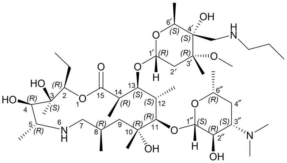 Synthesis of tulathromycin