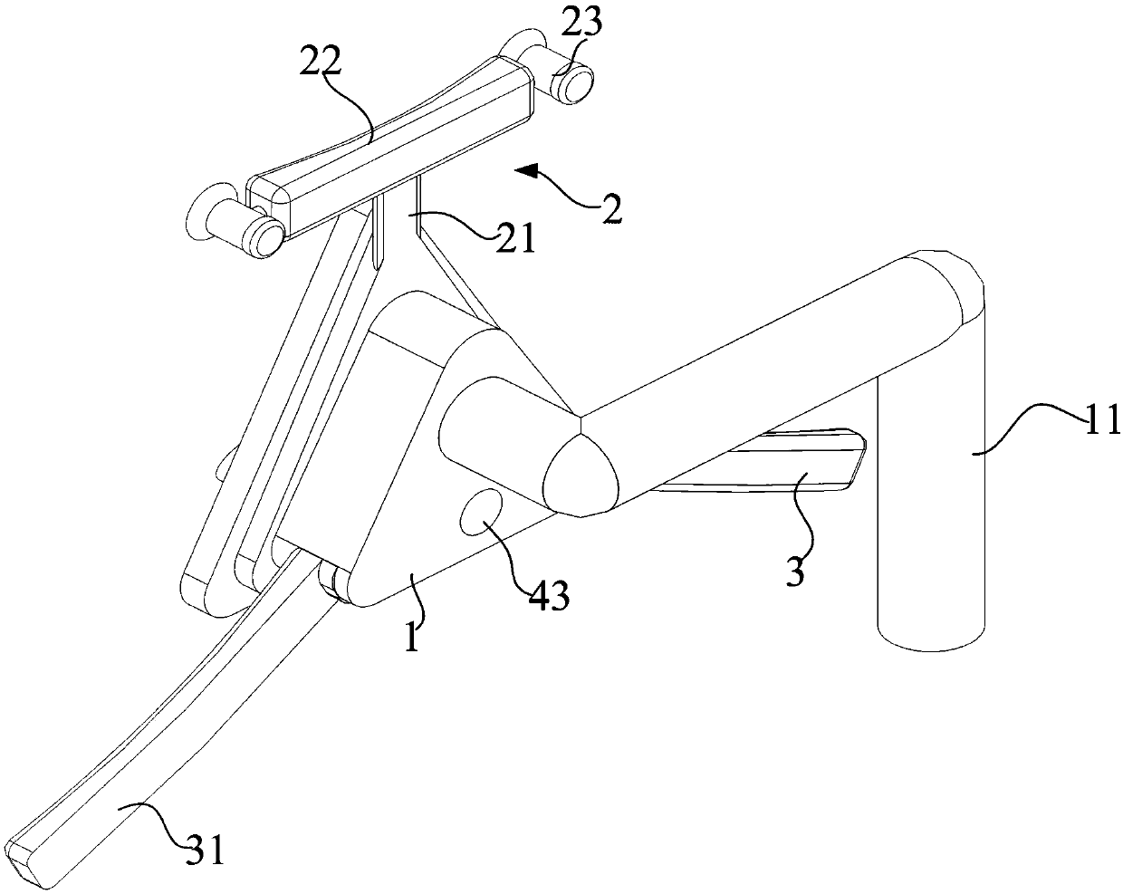 Dual-purpose breathing device used in emergency internal medicine department