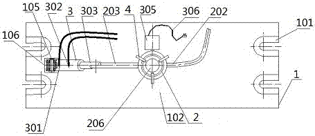 Electric control air pressure combined type drill fixture