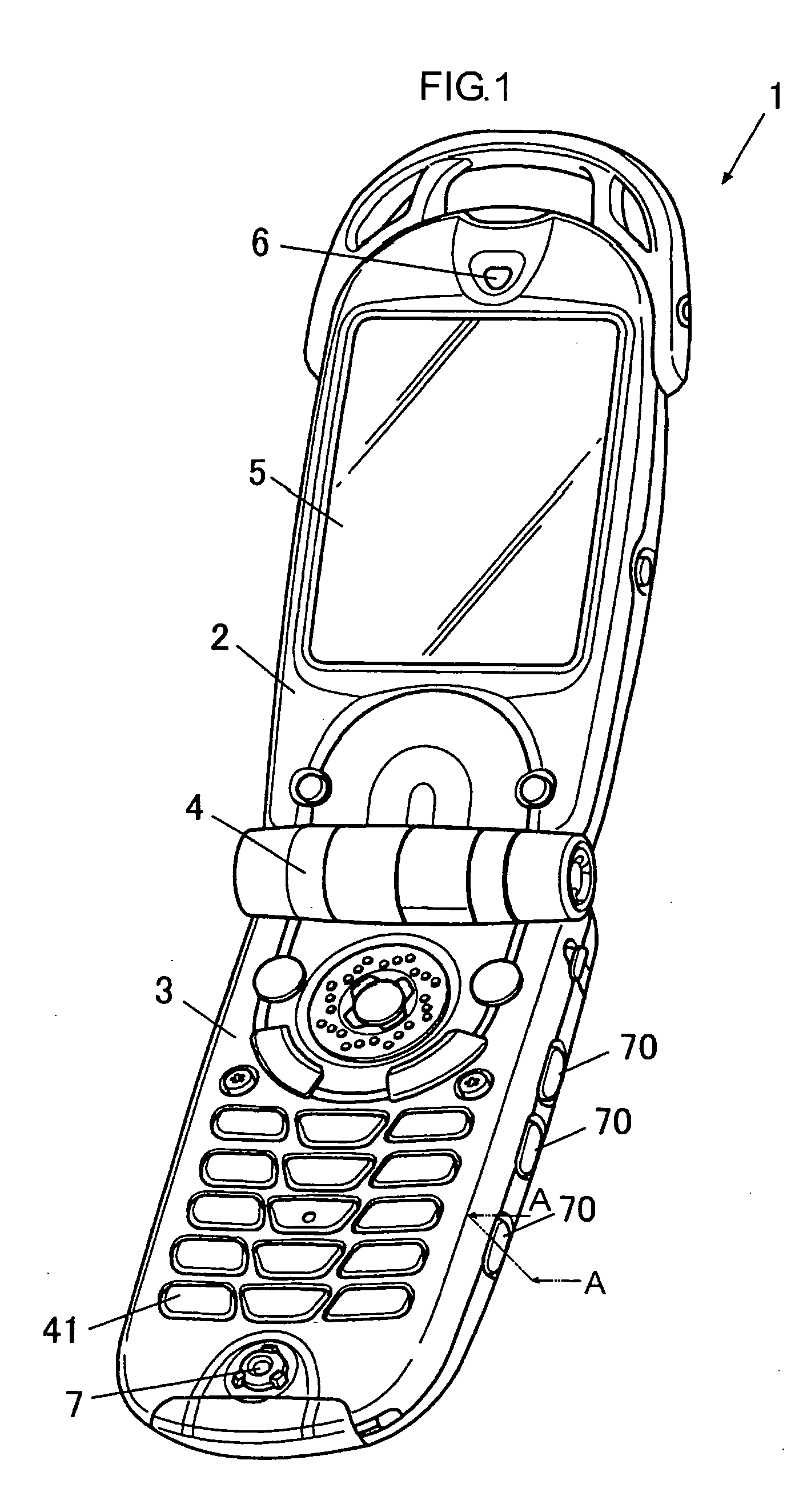 Waterproof structure of push button switch