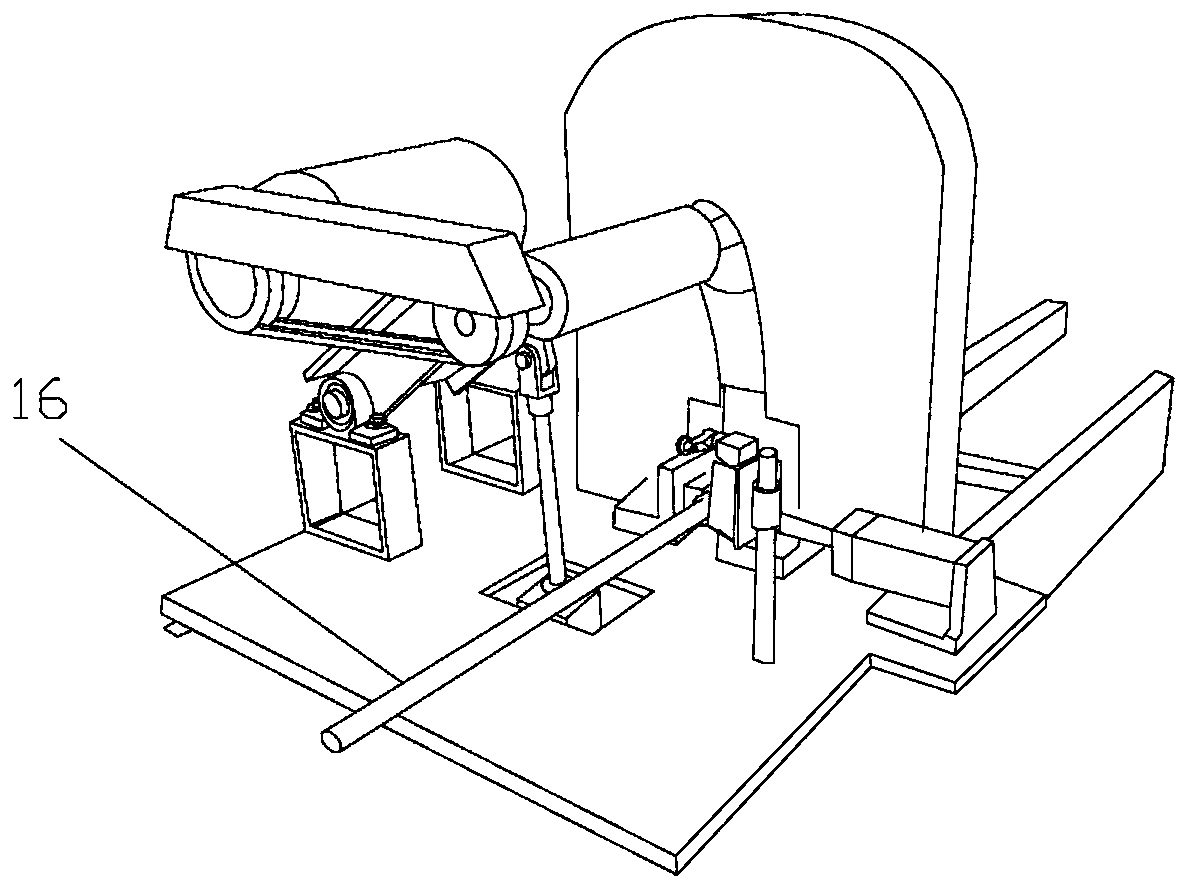 Stainless steel pipe cutting machine capable of reducing kerf burrs