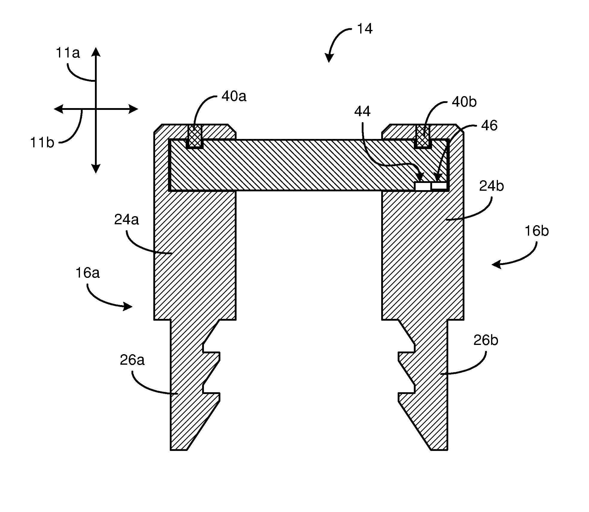 Horizontal shackle for lock system and method