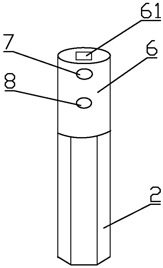 A hexagon socket screw fastener