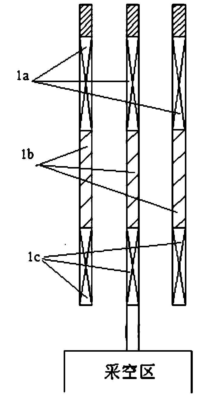 Goaf blasting method