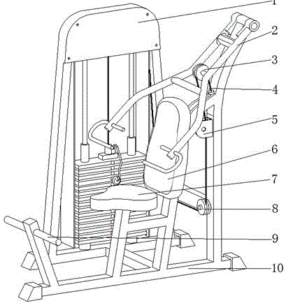 Double-arm press weight-loading rack