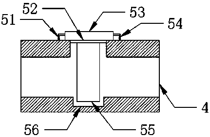 Floating oil recovery machine convenient to disassemble