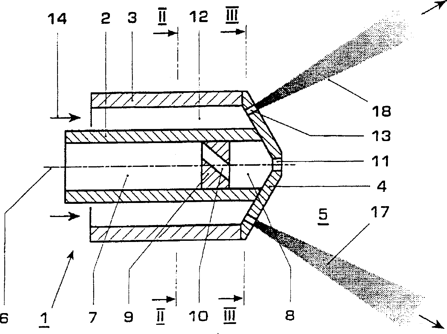 Combined pressure atomizing nozzle