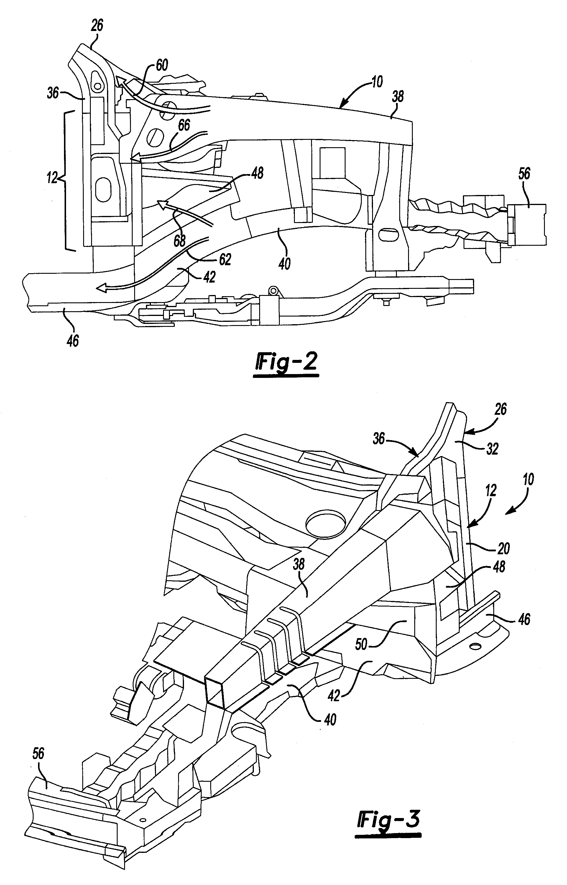 Vehicle frame with offset load path to a hinge pillar and rocker