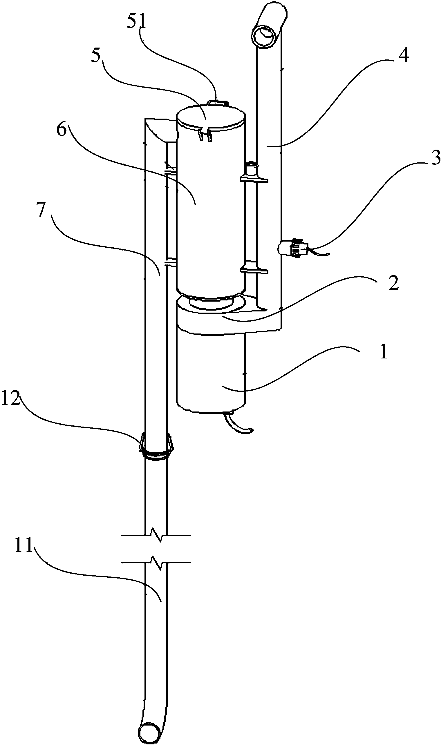 Nuclear power station underwater foreign matter suction apparatus