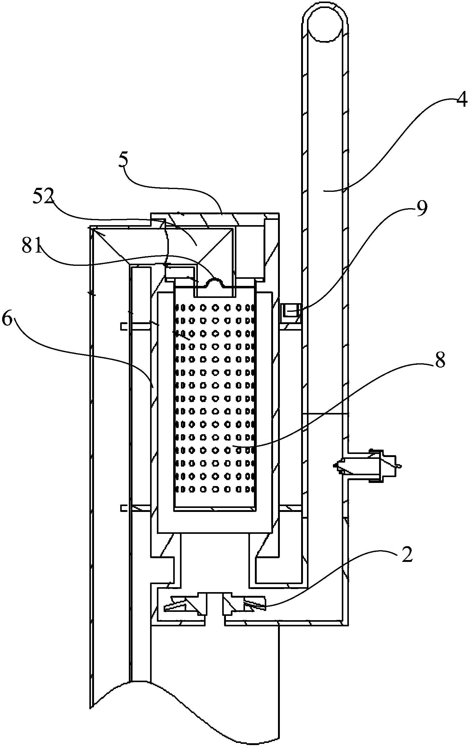 Nuclear power station underwater foreign matter suction apparatus