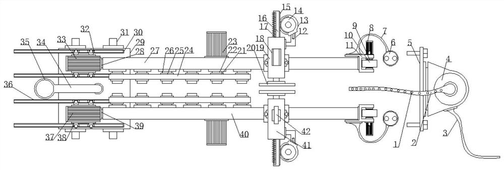 Slope protection lawn planting device for water conservancy project