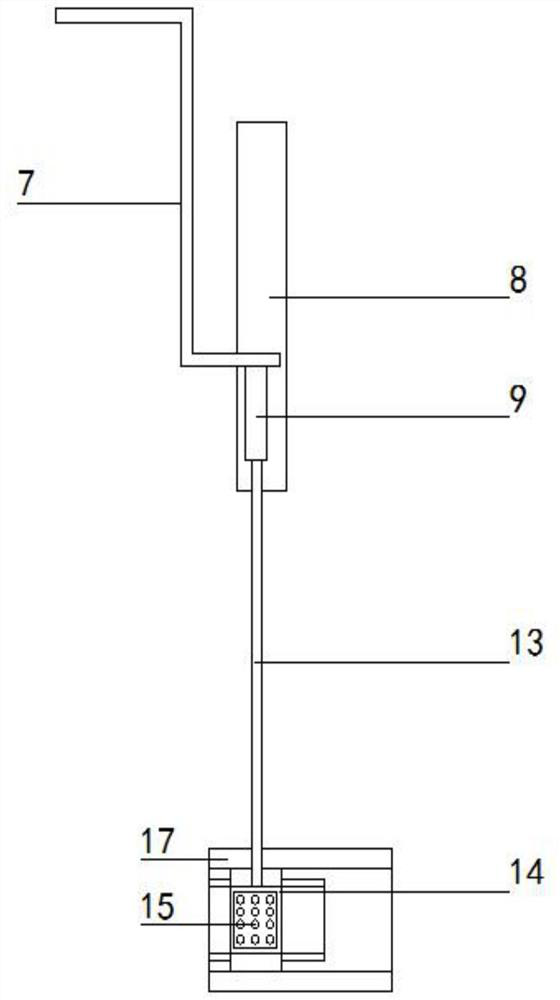 Device for separating oil from water by utilizing density