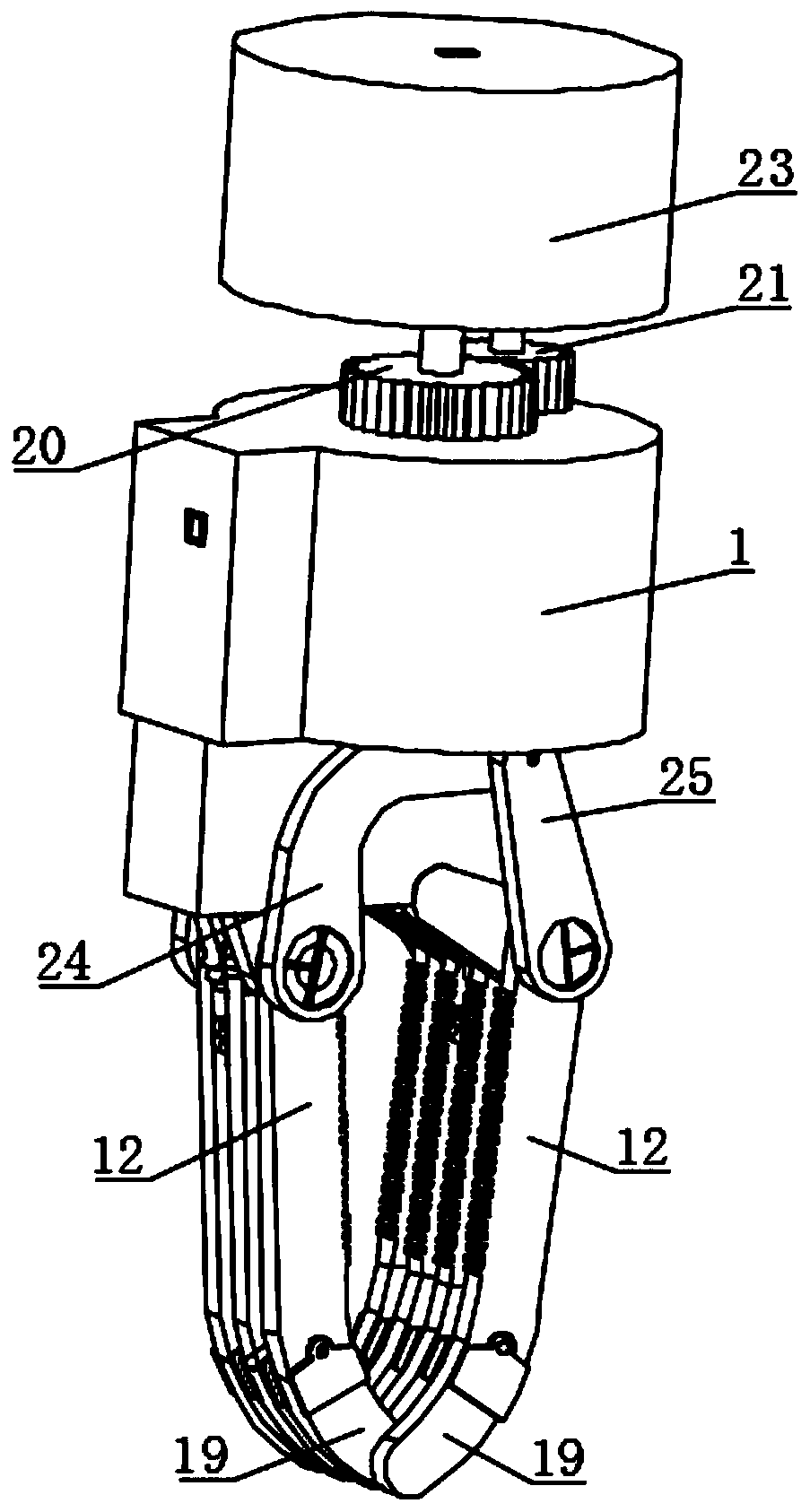 Novel grabbing and gripping type manipulator