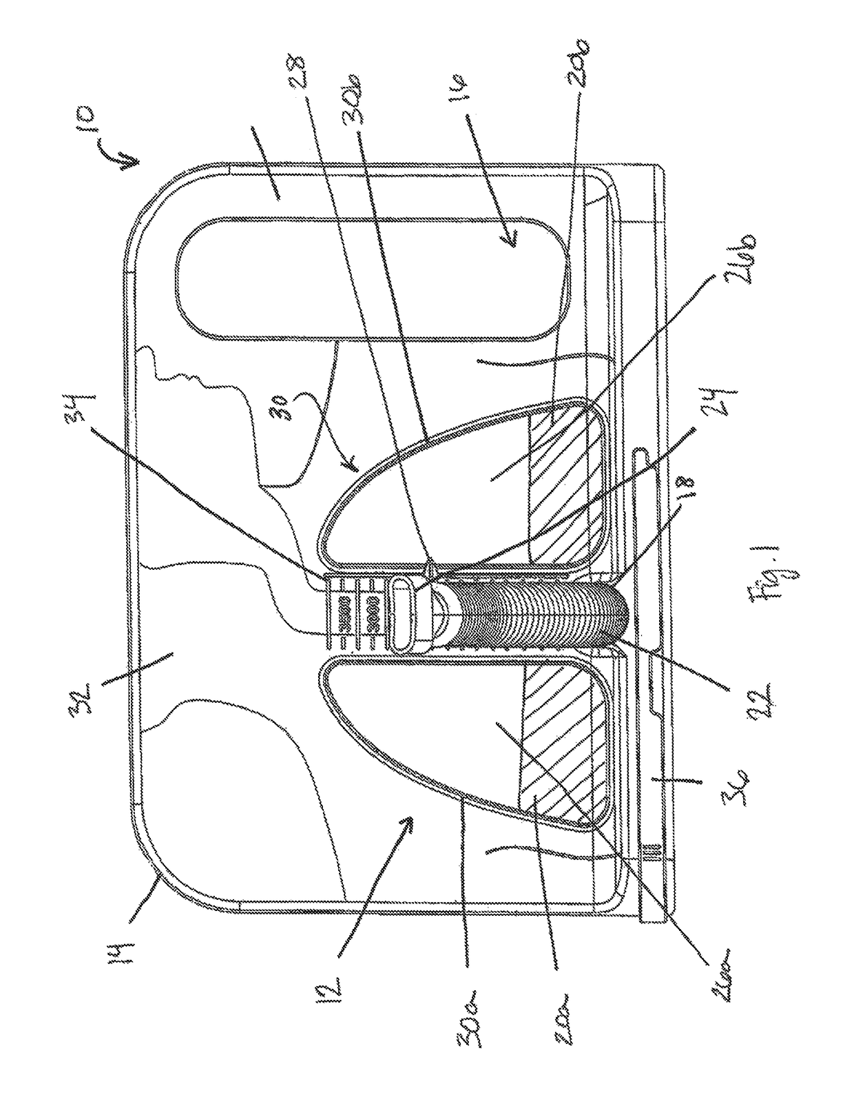 Spirometer device with visual aid for therapeutic breathing