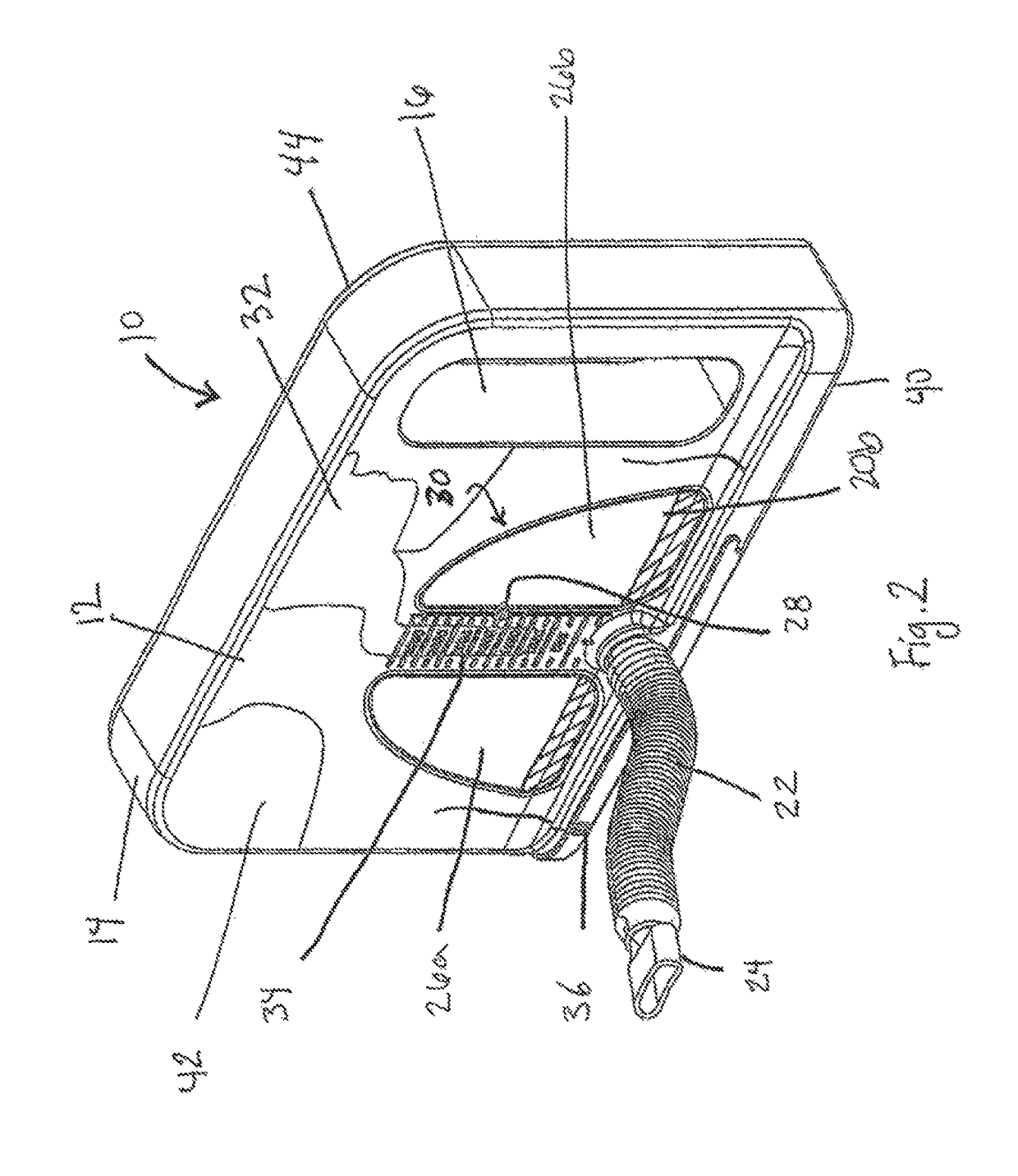 Spirometer device with visual aid for therapeutic breathing