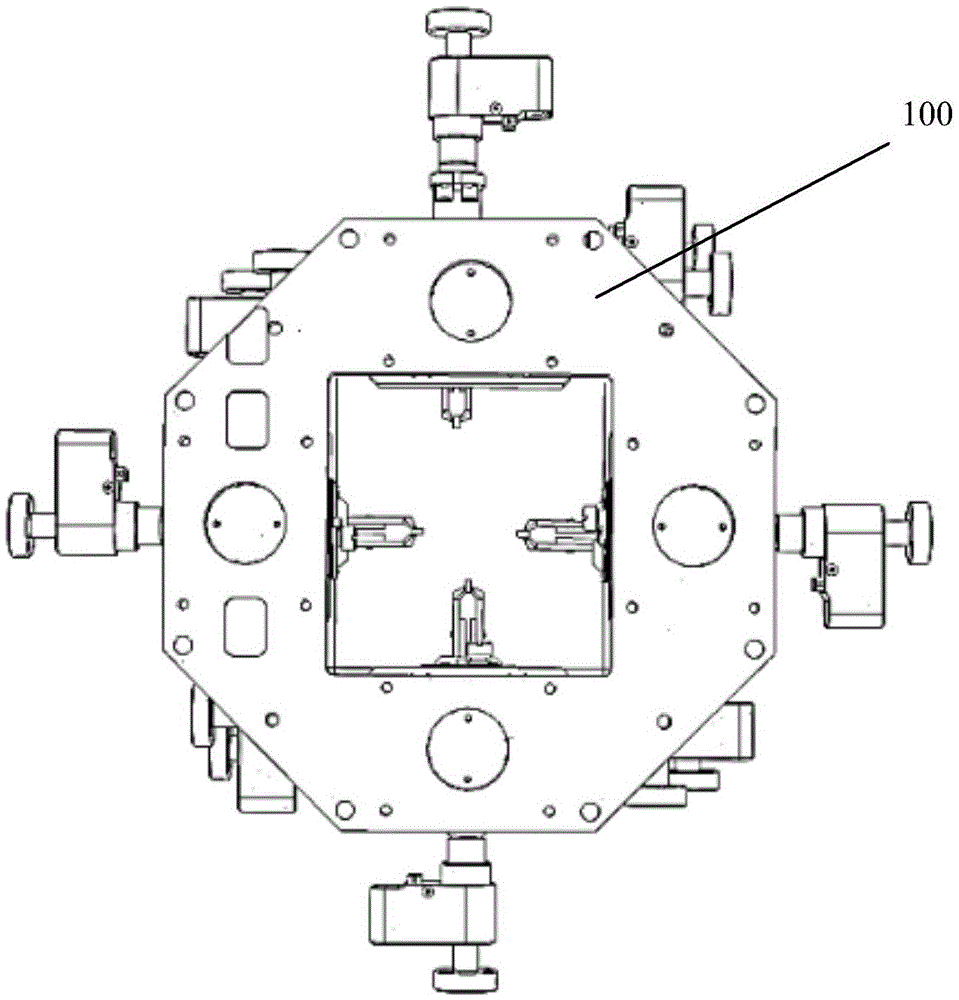 Nanometer device assembling device