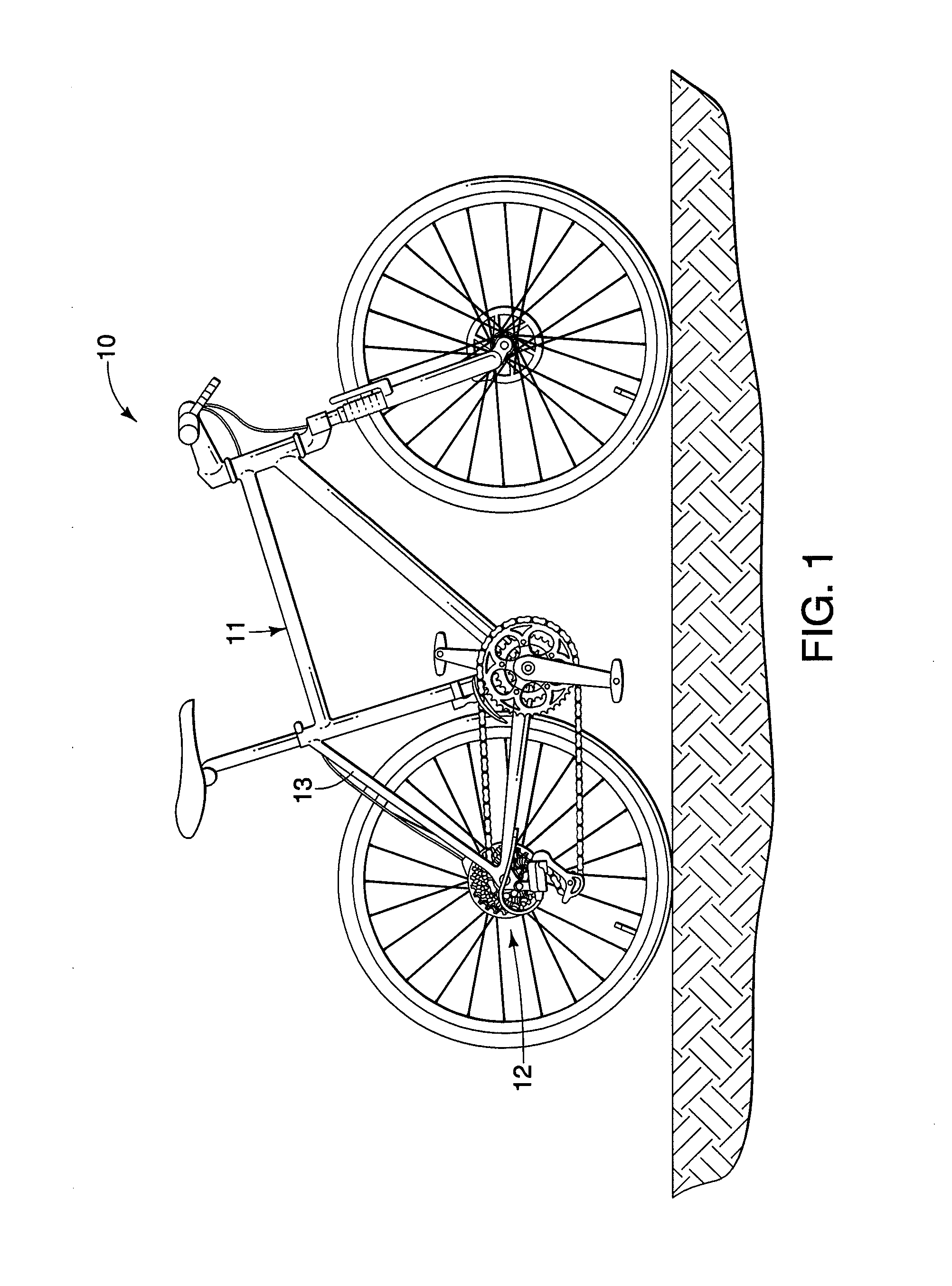 Bicycle wheel securing structure