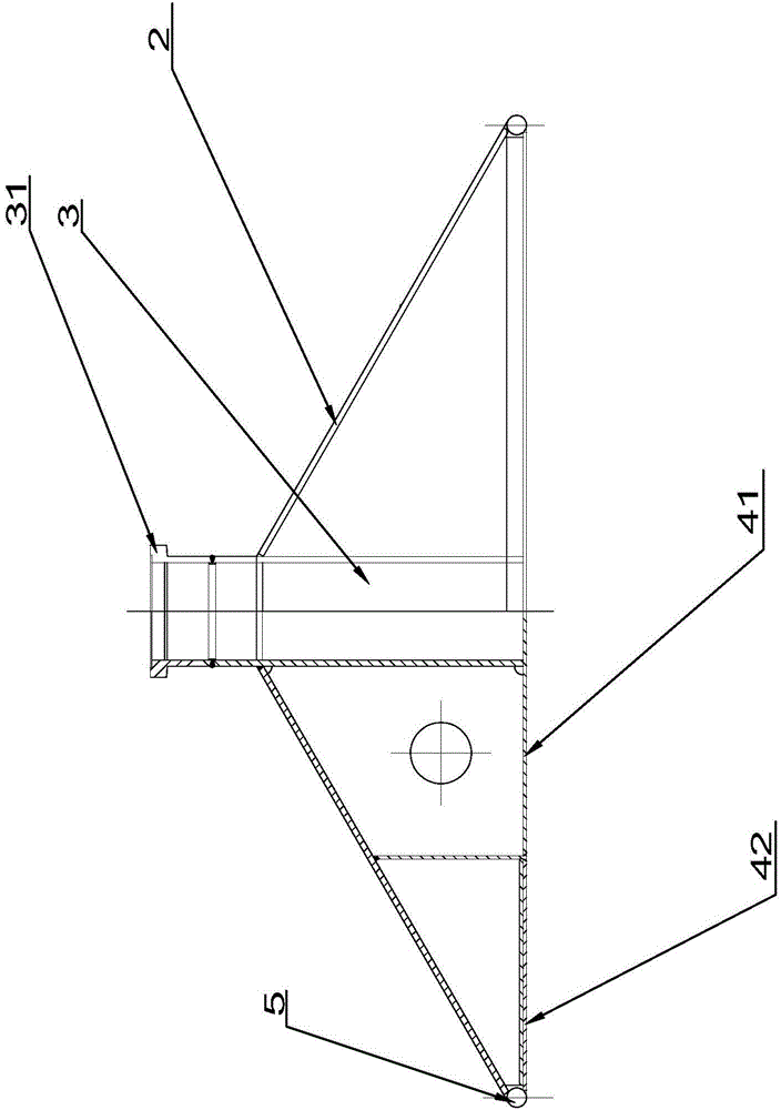 Production process of conical mud door