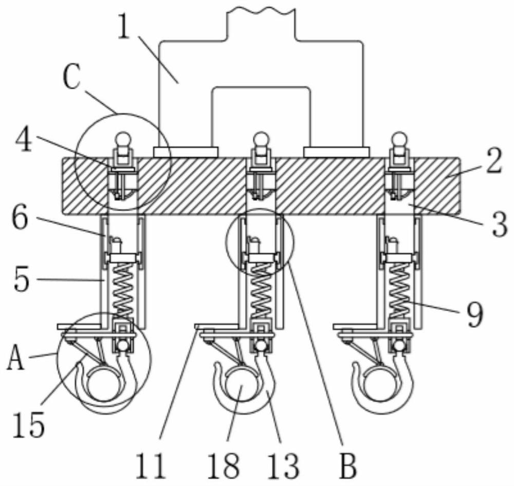 A test device for a clothes hanger