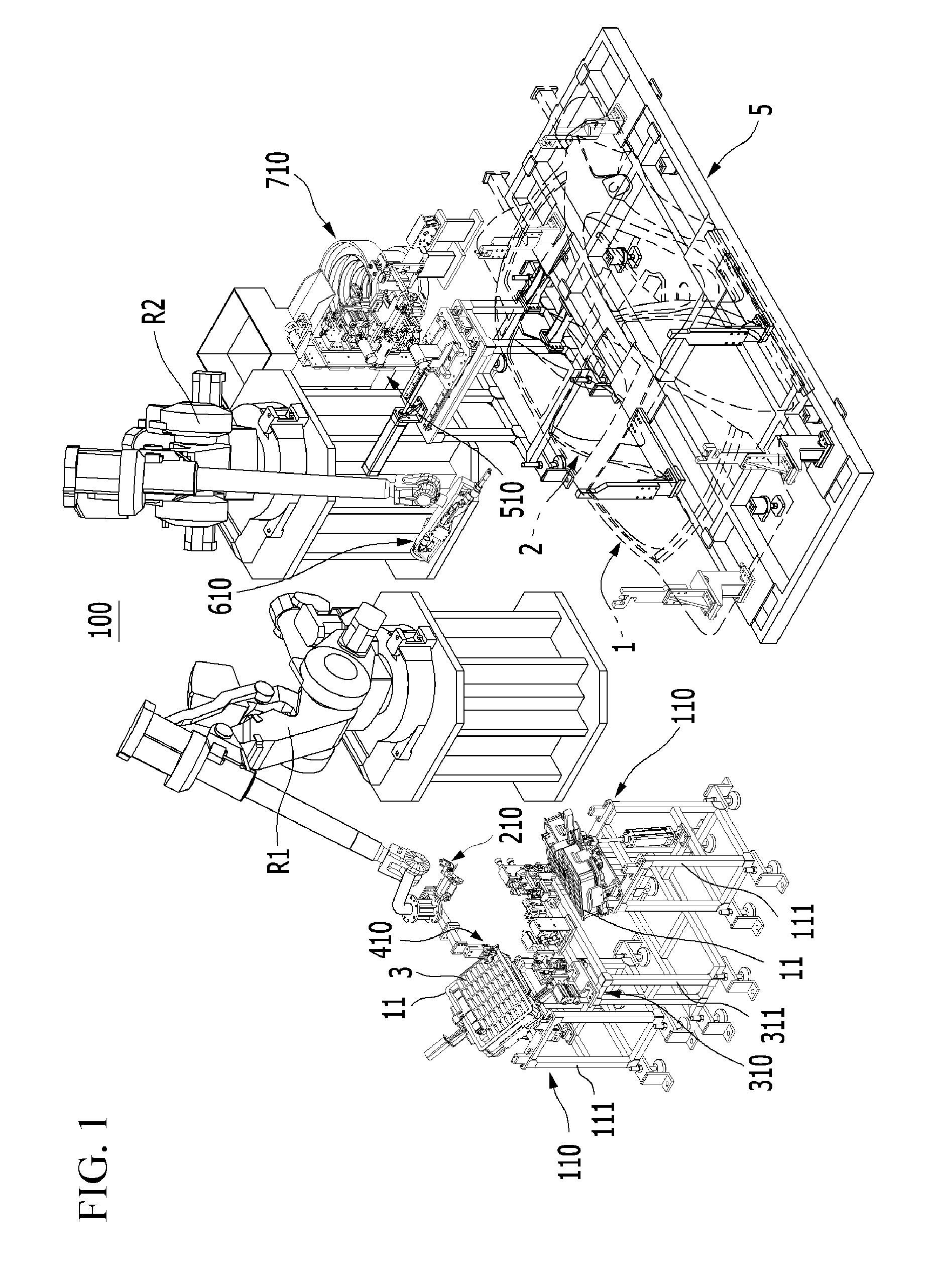 Automatic system for mounting door hinge to vehicle