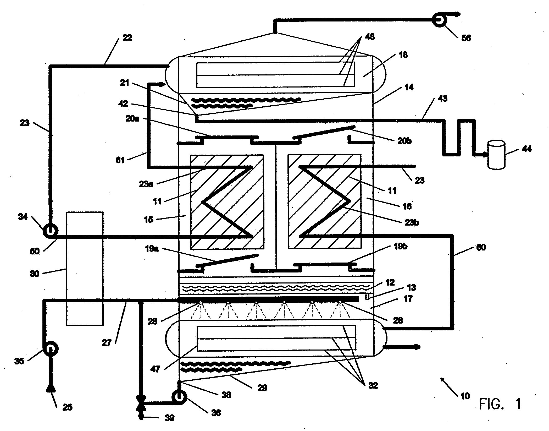 Adsorbent - Adsorbate Desalination Unit and Method