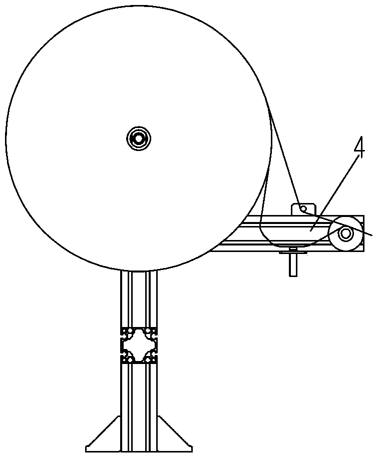 Paper feeding mechanism of full-automatic battery plate package machine