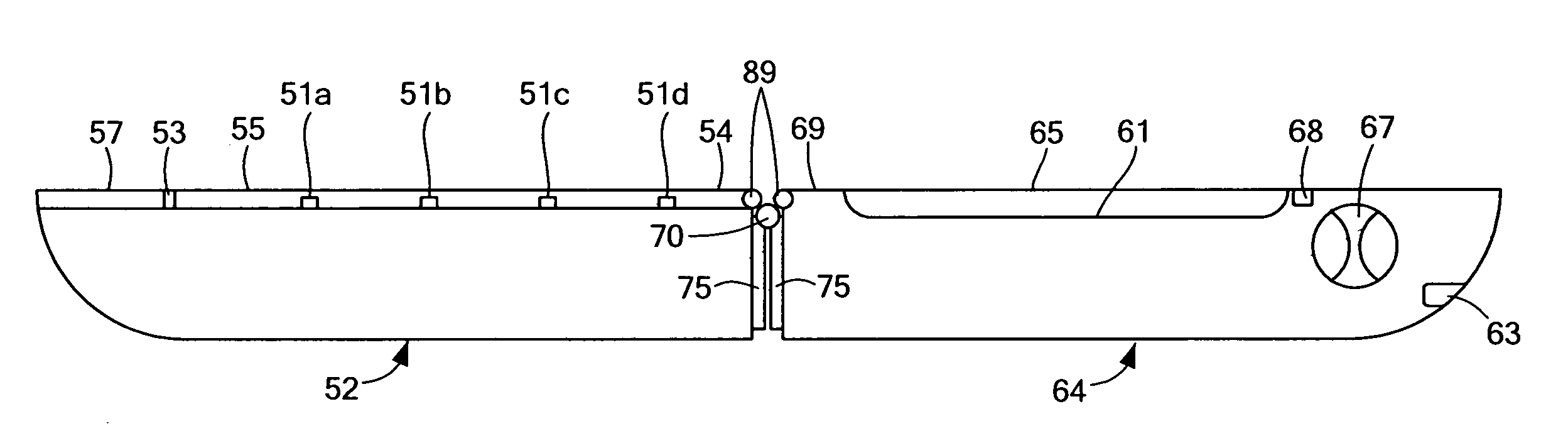 Folding electronic instrument