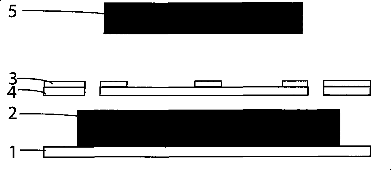 Gas sensor based on gas discharge spectral analysis and method for testing gas thereof