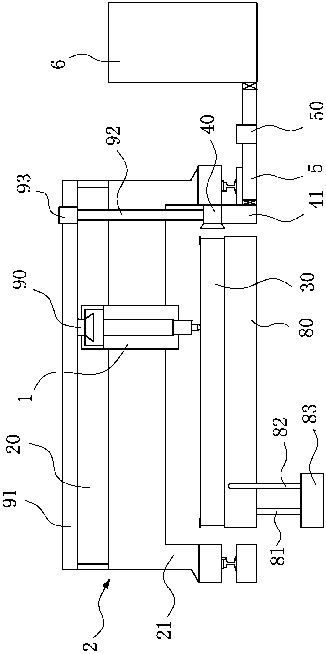 Smoke discharging system for plasma cutting machine