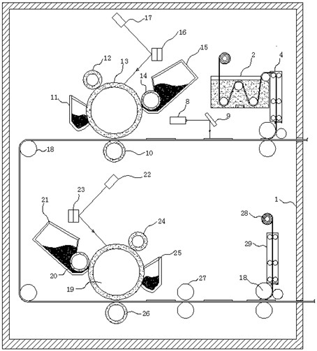 A 3D three-dimensional laser anti-counterfeiting label printing device and method