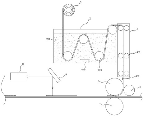 A 3D three-dimensional laser anti-counterfeiting label printing device and method