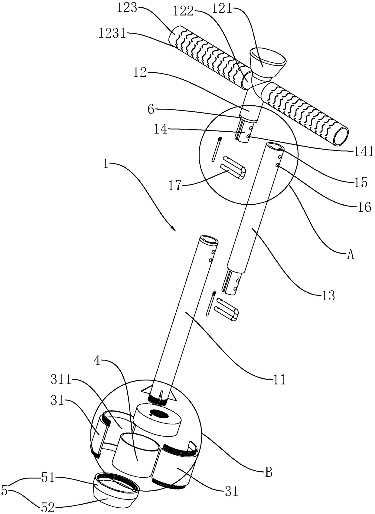 Soil sampler provided with annular cutter