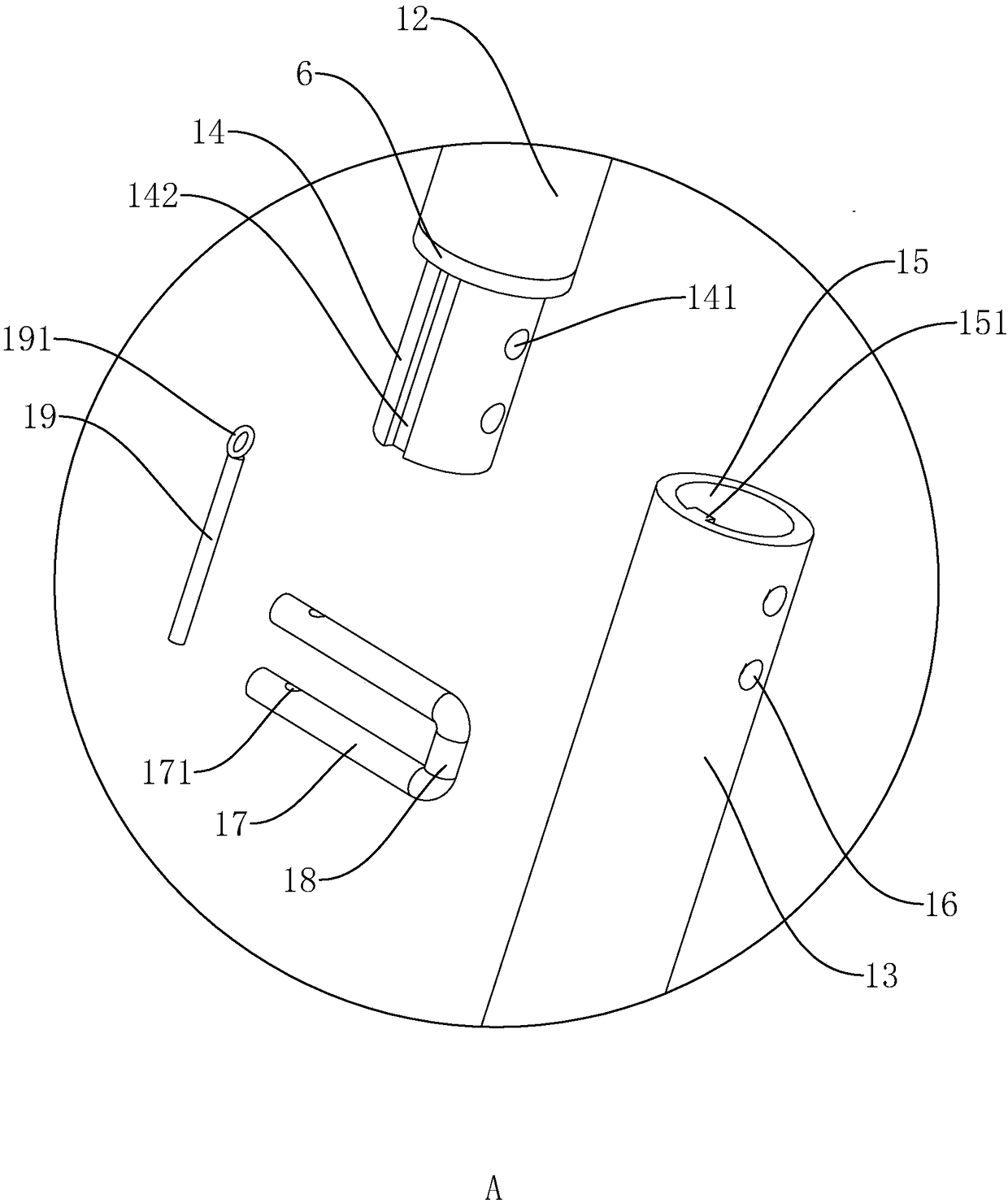 Soil sampler provided with annular cutter