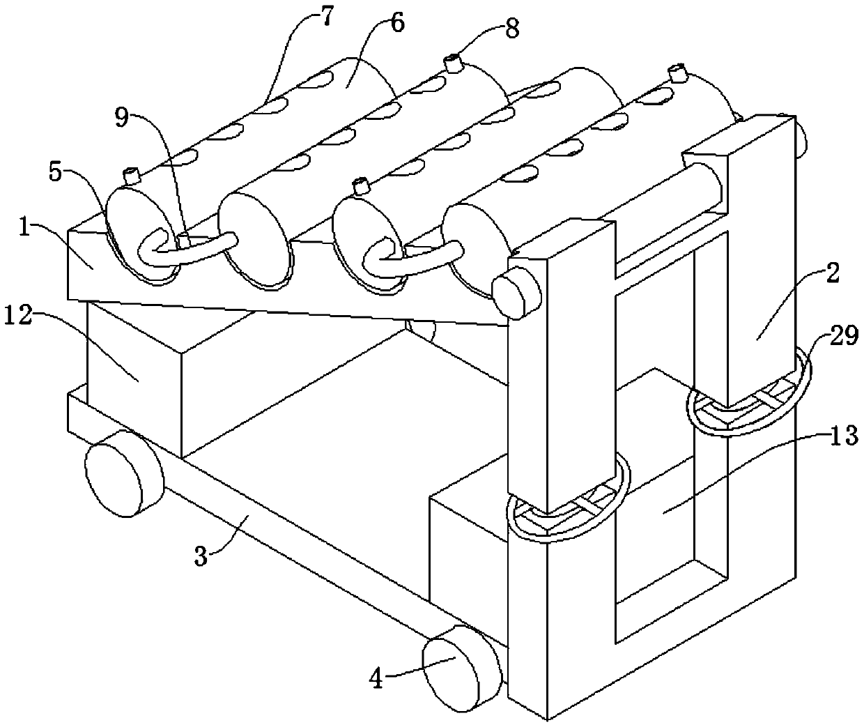 Soilless flower planting device