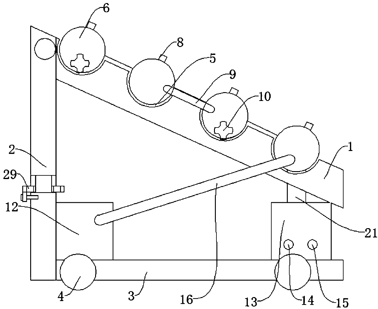 Soilless flower planting device