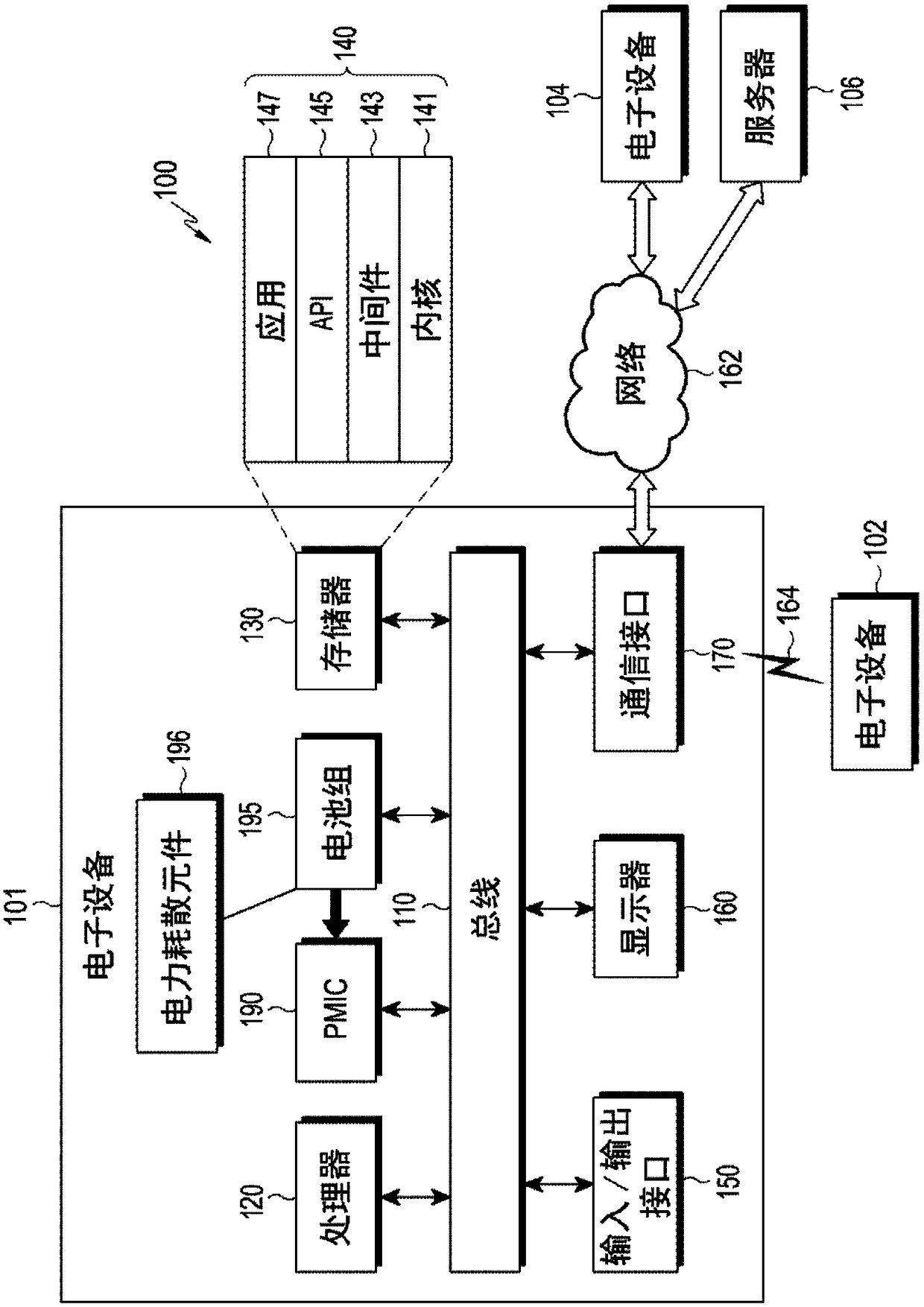 Circuit for controlling power output from battery pack and battery pack