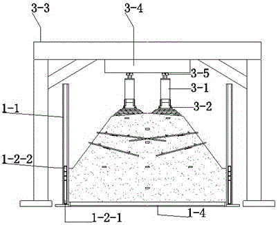 Testing system for roadbed power loading model