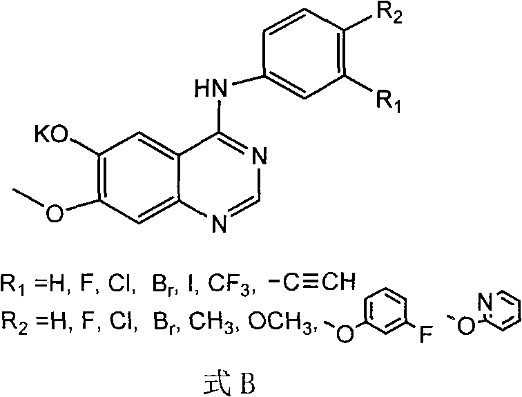 Novel &lt;18&gt;F marked 4-aminoquinazoline derivatives, and preparation methods and tumor PET development application thereof