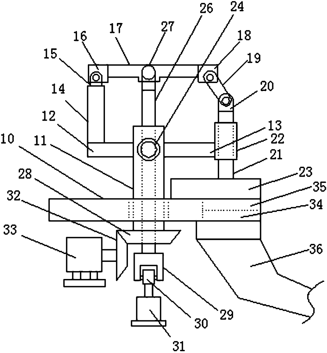 Grinding device for rare earth materials