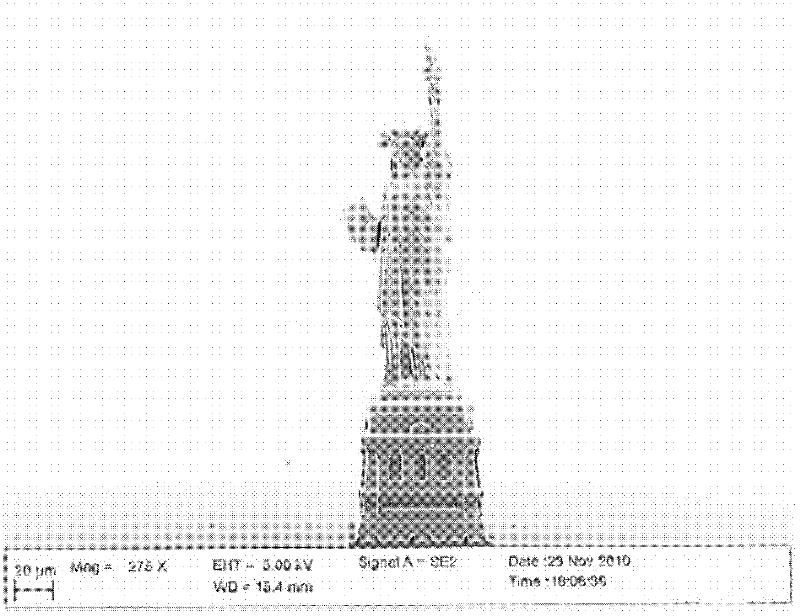 Method and device for location-triggered application of an intensity pattern from electromagnetic radiation to a photosensitive substance and applications of same