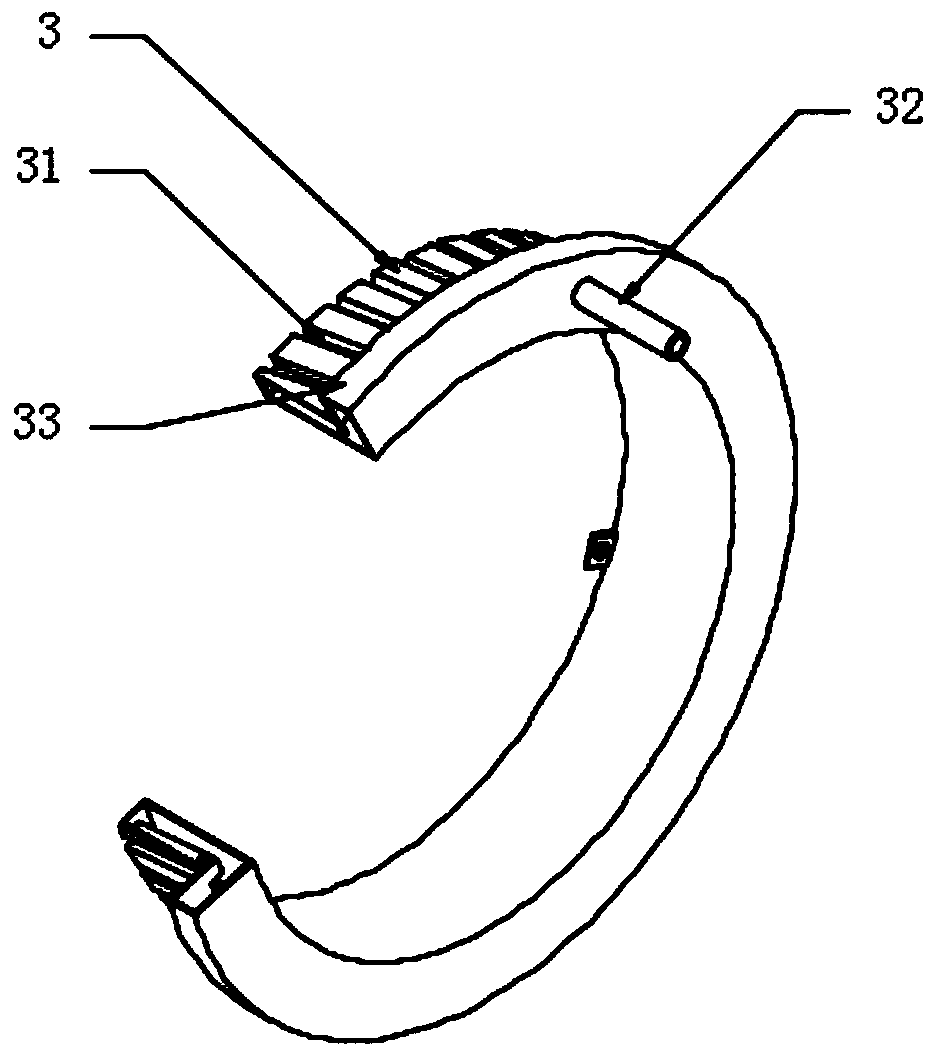 Power coil with built-in cooling structure