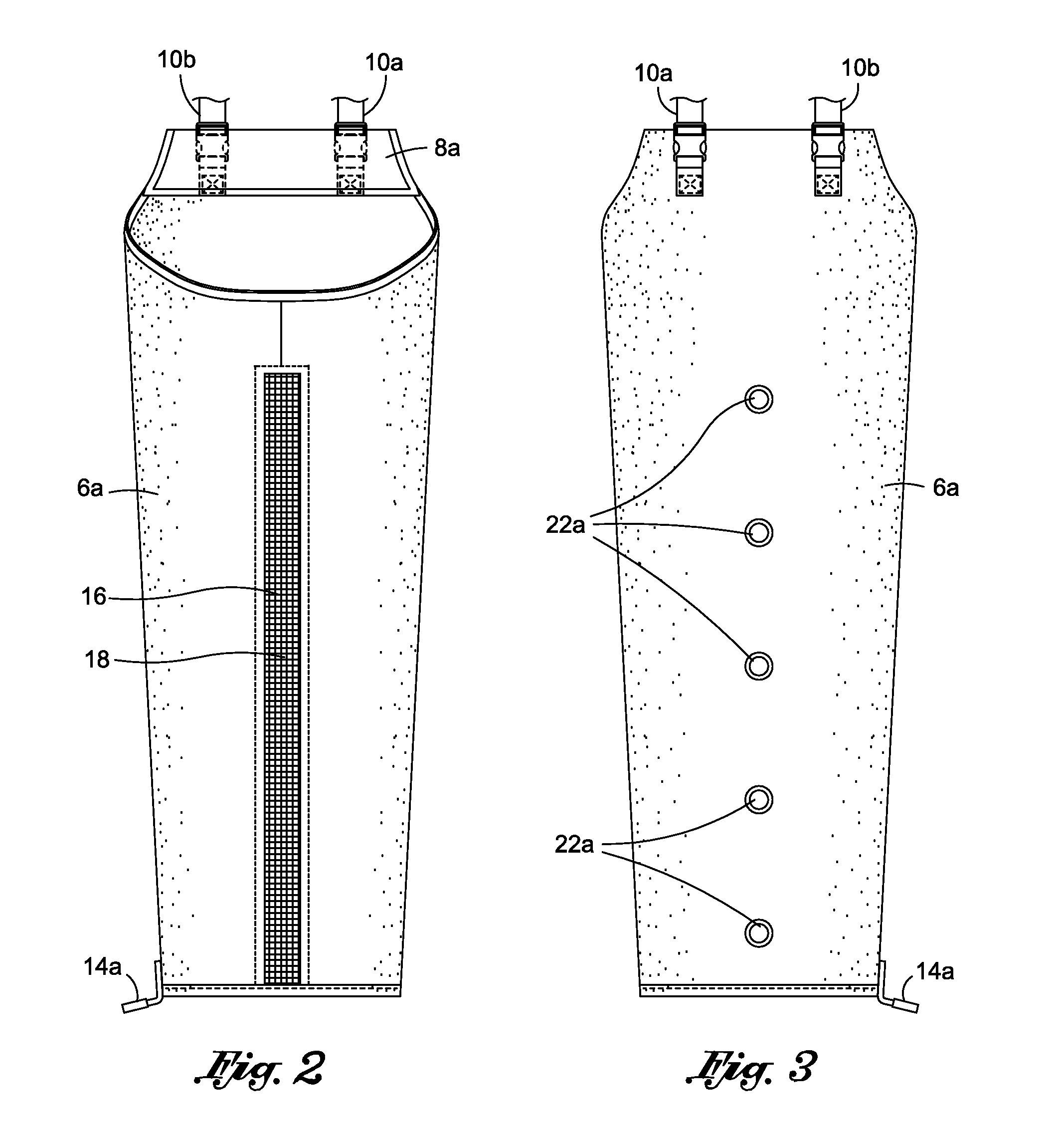 Chaps for wading and wader protection