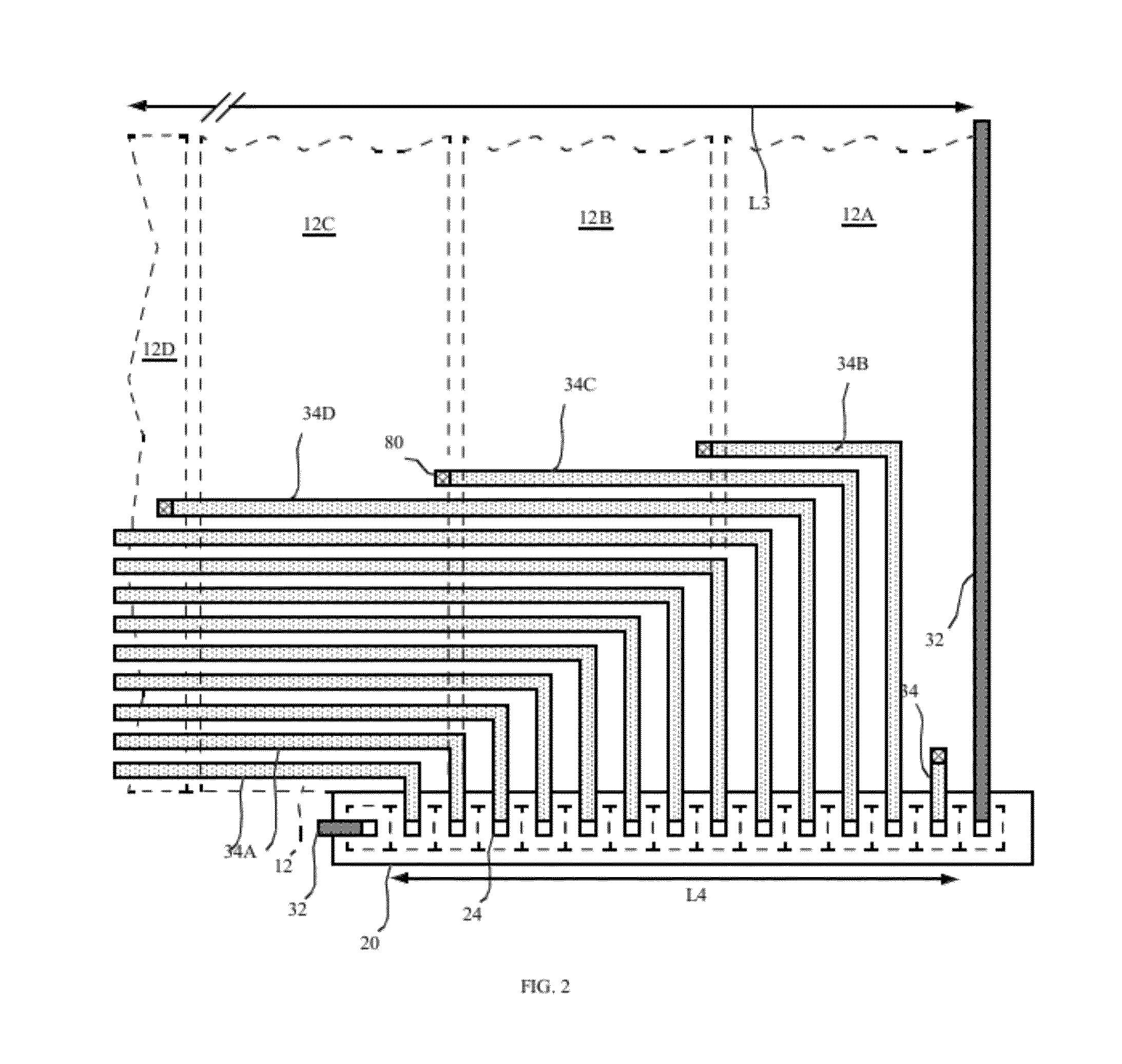 Chiplet display with electrode connectors