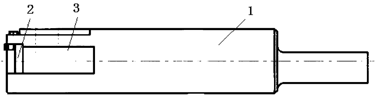 Method for processing titanium alloy sealing deep cavity threads