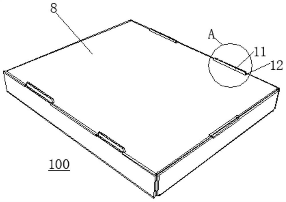 Packaging box and box folding method