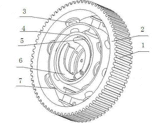 Brake integrating rotary barrel type eddy current retarder and drum brake