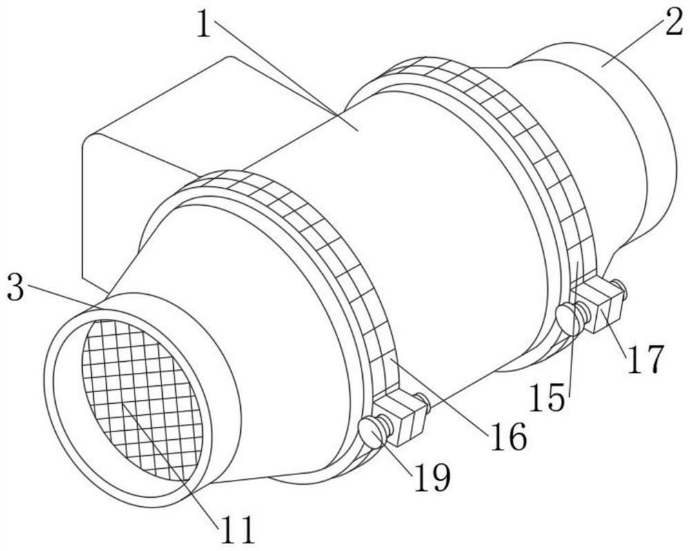 Multifunctional intelligent automatic pipeline ventilator