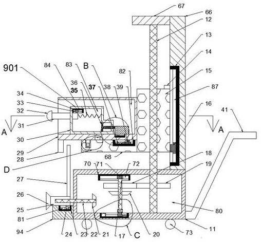 Device for automatically detecting wall surface flatness