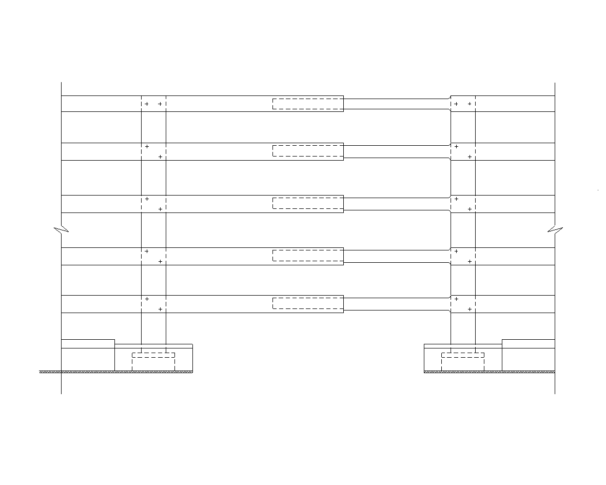 Rigid multiway displacement anticollision guardrail